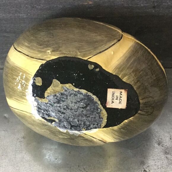 Grey & cream bunny trinket box fairycore cottagecore treasure keeper - Picture 3 of 4